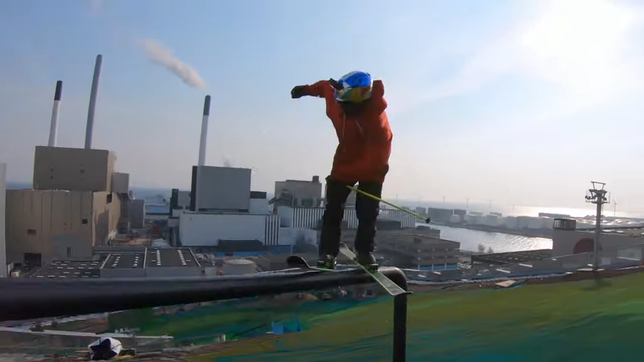 Would you ski on top of a building?